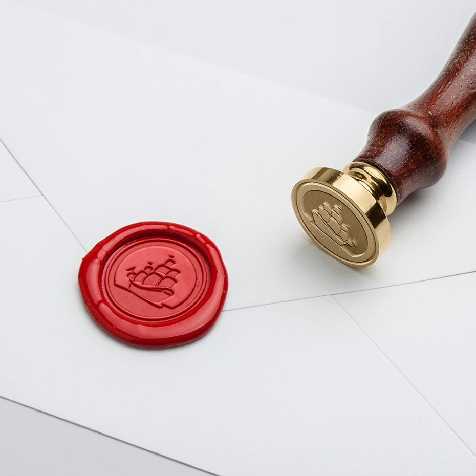 Herbin, cachet de cire au navire