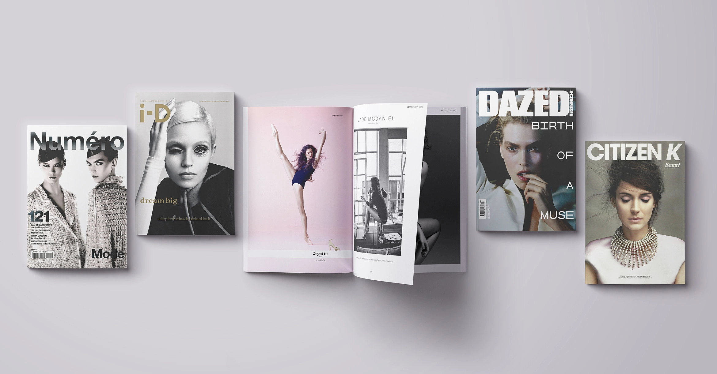 Repetto, campagne dans les magazines de mode